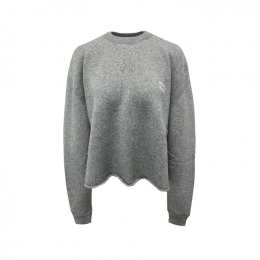 ◆당일◆25FW 로고 크롭 니트 그레이 MML804 1XS9 F0031