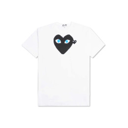 26SS 더블 블랙 와펜 블루아이 티셔츠 화이트 AX-T088-051-1