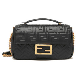 ◆당일◆25SS FF로고 바게트 미디 체인백 블랙 8BR793 AH9C F1CFJ