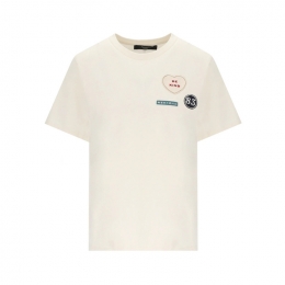 ◆당일◆26SS 웨스트 WEST 로고 티셔츠 아이보리 2615971041 009