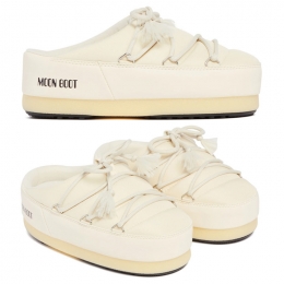 ◆당일◆24FW EVX 로고 나일론 뮬 크림 80D1470030 L002