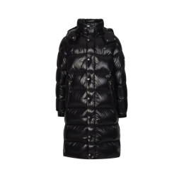 ◆당일◆25FW 하노베리안 HANOVERIAN 로고 패치 롱 패딩자켓 블랙 1C000 06 C0081 999