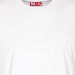 ◆당일◆25SS T-ADJUST-BIGOVAL 로고 티셔츠 화이트 A17402 0NJBM 100