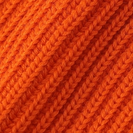 ◆당일◆23FW 골지 울 숏 머플러 오렌지 SHORT SCARF ORANGE