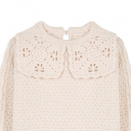 ◆키즈◆24FW 키즈 힐다 니트 크림 J0021 CREAM