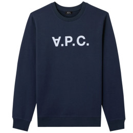 ◆당일◆23FW VPC 벨벳 로고 맨투맨 네이비 COECQ H27378 IAK