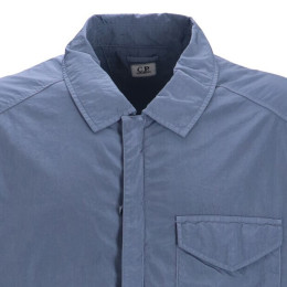 ◆당일◆24FW 렌즈 와펜 셔츠 자켓 블루 17CMOS095A 005904G 851