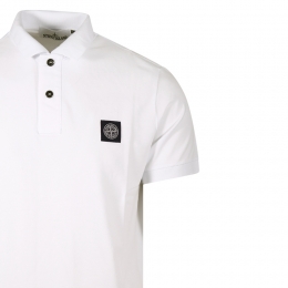◆당일◆26SS 로고 패치 슬림핏 폴로 티셔츠 화이트 L1S15 2200008 S0017 V1001