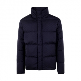 ◆당일◆25FW 자카드 패턴 패딩 자켓 네이비 8N1BN3 1NHQZ F976