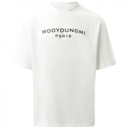 ◆당일◆25SS 시그니처 로고 티셔츠 화이트 W251TS01 714W