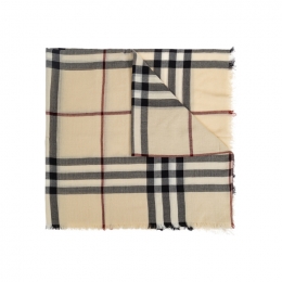 ◆당일◆26SS 자이언트 체크 스카프머플러 스톤 8090720