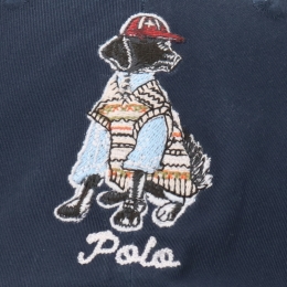 ◆당일◆26SS 도그 로고 자수 캡모자 네이비 710982058 001