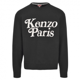 ◆당일◆24SS 벨벳 로고 버디 맨투맨 블랙 5SW146 4MG 99J