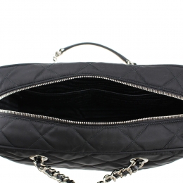 ◆당일◆25SS 삼각 로고 포코노 퀄팅 체인 숄더백 블랙 1BB903 2AS3 F0002