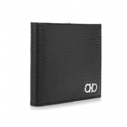 ◆당일◆26SS 더블 간치니 투톤 반지갑 블랙/레드 66-A063 0685956