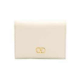 ◆당일◆25FW 시그니처 V 로고 반지갑 아이보리 7W2P0AJ3 SNP I16