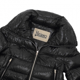 ◆당일◆25FW 클레오페 CLEOFE 숏 슬리브 미디움 패딩 블랙 PI0001DIC 12017Z 9300