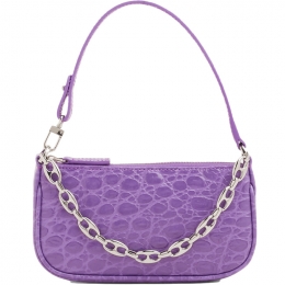 ◆14주년◆레이첼 크로커다일 미니 토트&숄더백 바이올렛 22CRMIRAVICCESMA