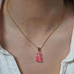 ◆당일◆22FW 노스탤지어 베어 펜던트 버블검 NOSTALGIABEAR CLA BUBBLEGUM