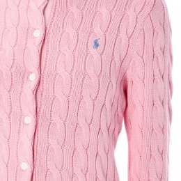 ◆당일◆26SS 포니 자수 클래식 가디건 핑크 211971868 010