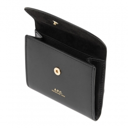 ◆당일◆26SS 제네바 금장 로고 카드지갑 블랙 PXAWV F63349 LZZ