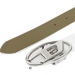 ◆당일◆24SS B-1DR 로고 버클 벨트 화이트 X09874 P1245 HA072