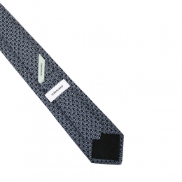 ◆당일◆26SS 간치니 자카드 실크 넥타이 네이비 35-0814 0757974