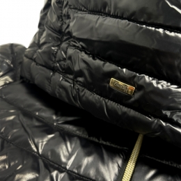 ◆당일◆26SS 퀄팅 후드 경량패딩 자켓 블랙 PI0005DIC 12017Z 9300