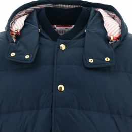 ◆당일◆25FW 사선완장 다운필드 패딩자켓 네이비 MJD061X 05411 415