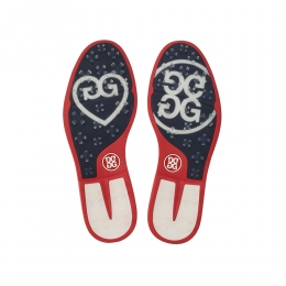 ◆당일◆25FW 여성 스트라이프 갈리벤터 골프화 화이트 G4LS22EF15 S/POP