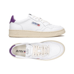 26SS 메달리스트 로우탑 스니커즈 화이트/퍼플탭 AULM LL19