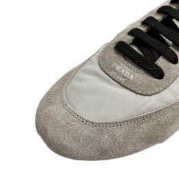 ◆당일◆25FW 컬랩스 나일론 스웨이드 스니커즈 그레이 1E959N D7C F0424