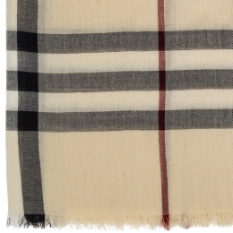 ◆당일◆26SS 자이언트 체크 스카프머플러 스톤 8090720