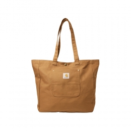 26SS 로고 패치 베이 토트백 해밀턴브라운 I036333 HZ01