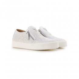 ◆15주년◆여성 메이 슬립온 글리터 화이트 RW70008 009