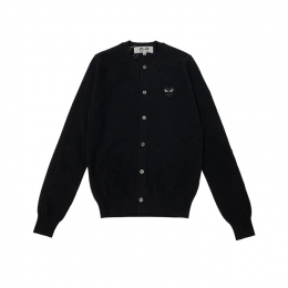 ◆당일◆26SS 블랙 하트 와펜 패치 가디건 블랙 AX-N023-051-1