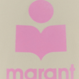 ◆당일◆26SS 모비 MOBY 벨벳 로고 맨투맨 에쿠르/핑크 SW0003FA D1M04E ECPK