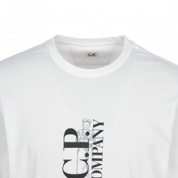 ◆당일◆26SS 버티컬 로고 프린트 반팔 티셔츠 화이트 20CMTS084A 005100W 103