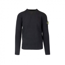 ◆15주년◆와펜 패치 나그랑 울 니트 블랙 7315505A3 V0029