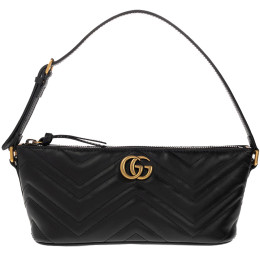 ◆당일◆25SS GG 마몬트 마틀라세 숄더백 블랙 739166 AABZB 1000