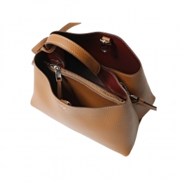 ◆당일◆26SS 타임리스 로고 마이크로 토트&숄더백 카멜 XBWAPAEL000 QRI 9P13