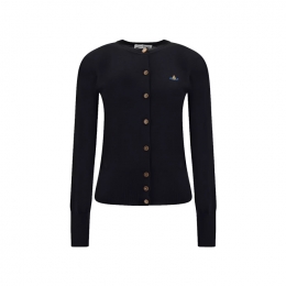 ◆당일◆25FW ORB 로고 자수 BEA 울 가디건 블랙 1803002P Y0006 N403