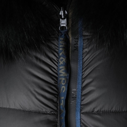 ◆14주년◆ 라쿤퍼 카모프린트 리버시블 롱패딩 블랙 OV054 C9161