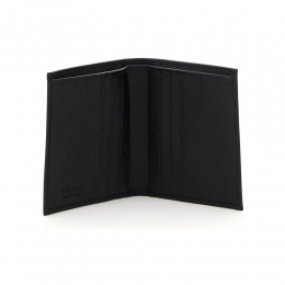 ◆당일◆25FW 사피아노 삼각로고 반지갑 블랙 2MO004 QHH F0002