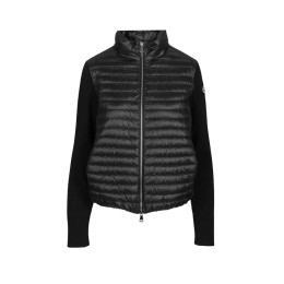 ◆당일◆26SS 로고 패치 니트 믹스 패딩자켓 블랙 L1 093 9B000 32 M1131 999