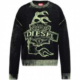 ◆당일◆25FW K-BELEZ 로고 니트 블랙 A17507 0TKAU 900