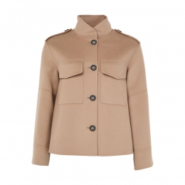 ◆당일◆25FW 프리 FREE 견장 울 드랩 자켓 샌드 2529046043 094