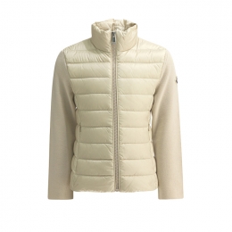 ◆키즈◆키즈 로고 패치 니트믹스 경량패딩 집업 가디건 아이보리 9B000 05 M1122 20C