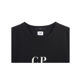 ◆당일◆24SS 로고 자수 티셔츠 블랙 16CMTS231A 005697G 999