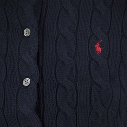 ◆당일◆26SS 포니 자수 클래식 가디건 네이비 211971868 008